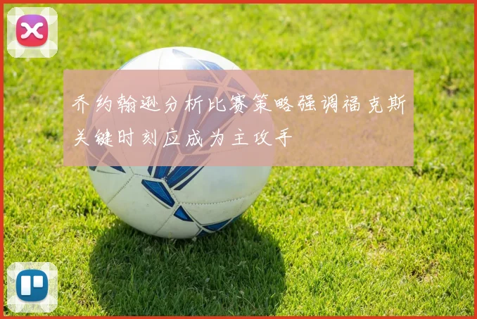 乔约翰逊分析比赛策略强调福克斯关键时刻应成为主攻手